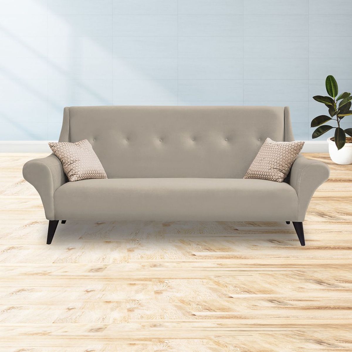 HOME PREMIUM - Sofa 2 Cuerpos Prince Beige