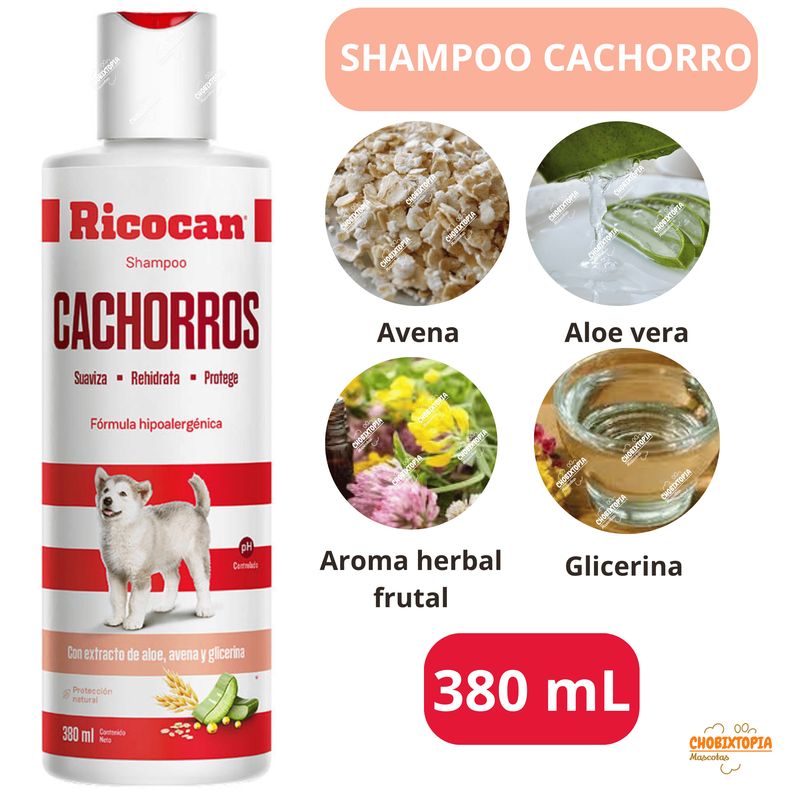 GENERICO - SHAMPOO RICOCAN CACHORRO - 380 ML