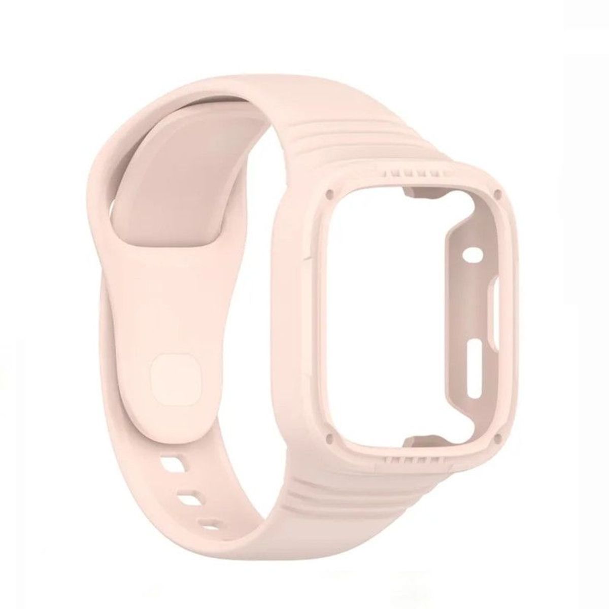 GENERICO - Correa y Case Armor Compatible Para Watch 3 Active - Rosa