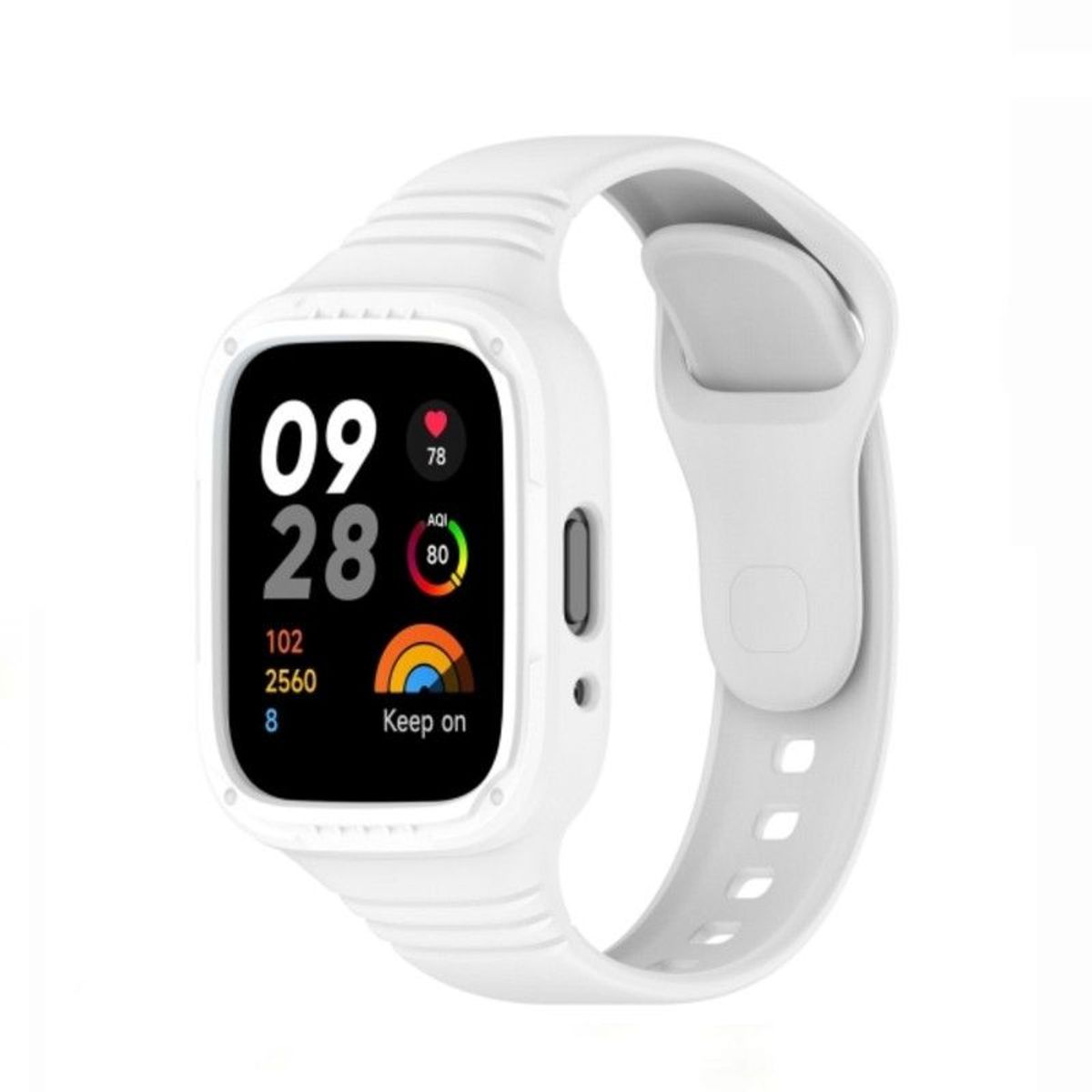 GENERICO - Correa y Case Armor Compatible Para Watch 3 Active - Blanco