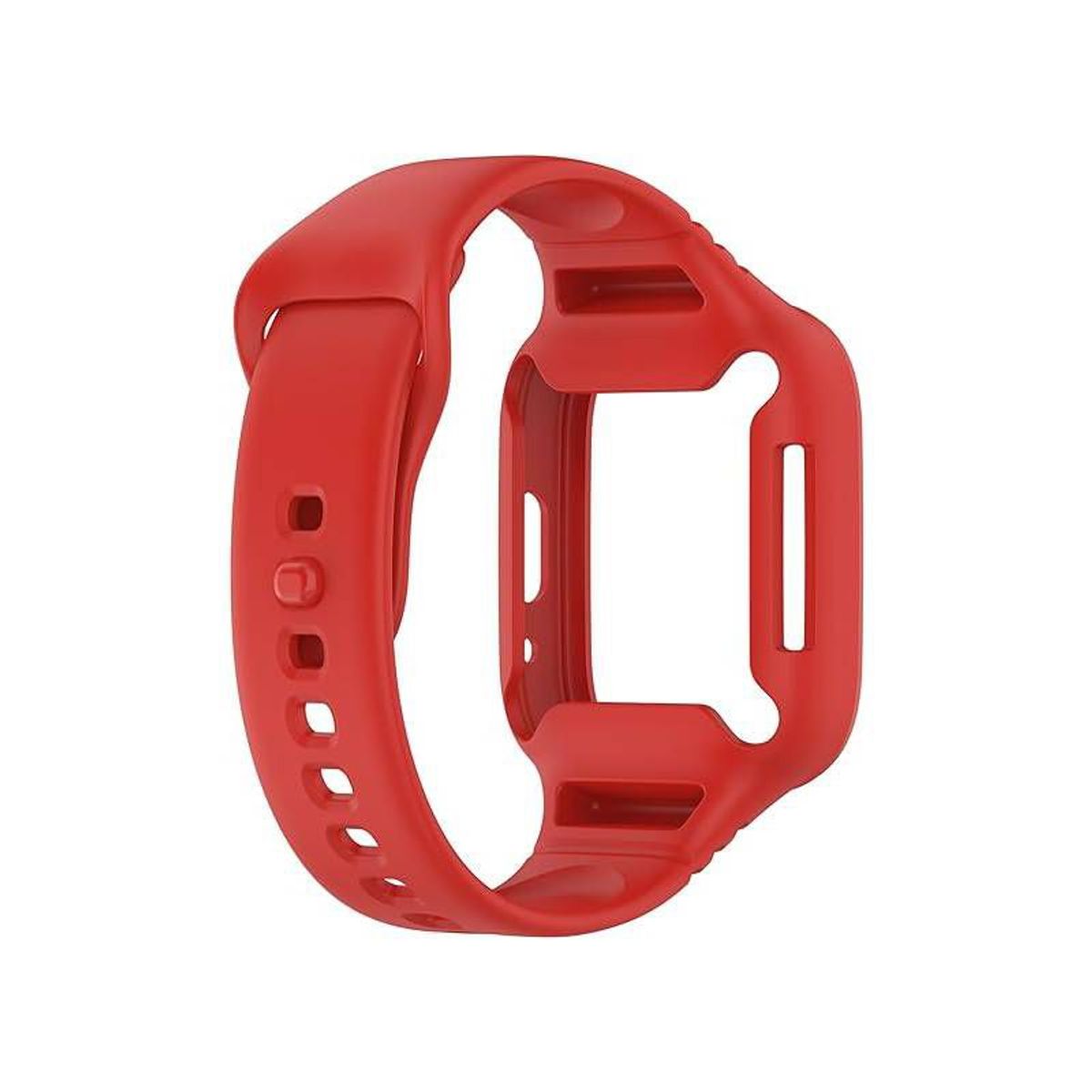 GENERICO - Correa y Case Armor Compatible Para Watch 3 Active - Rojo