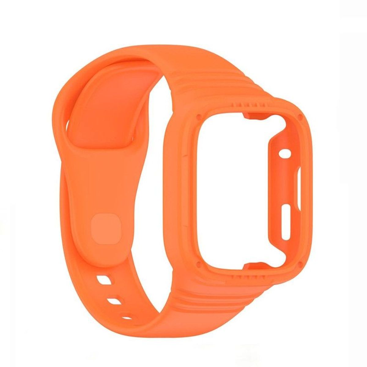 GENERICO - Correa y Case Armor Compatible Para Watch 3 Active - Naranja