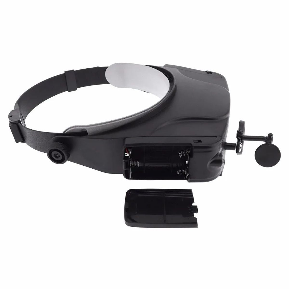 GENERICO - Lupa Visera Para Cabeza con Luz Led y Lentes De Aumento