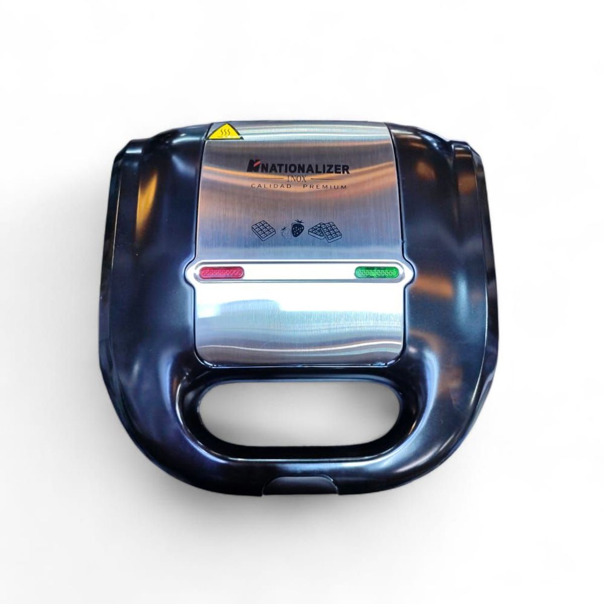 NATIONALIZER - Wafflera antiadherente de 2 piezas SA-115W Nationalizer