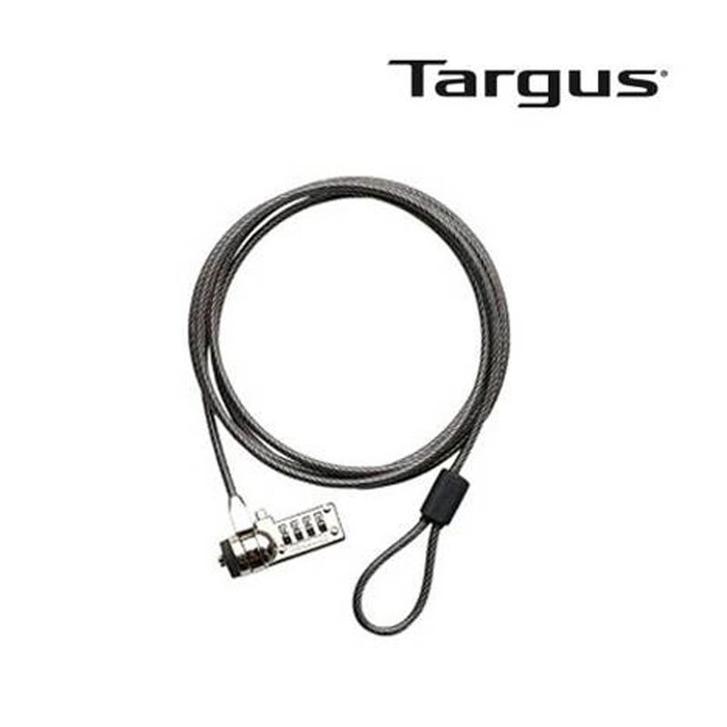 TARGUS - Cable De Seguridad Pa410u Targus Defcon T-Lock Clave 4 Digitos