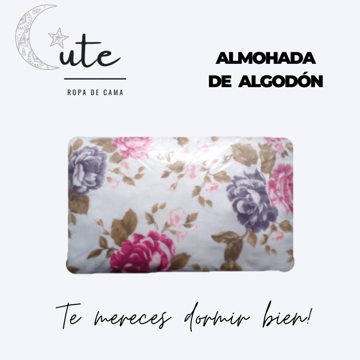 GENERICO - ALMOHADA DE ALGODÓN CON DISEÑO