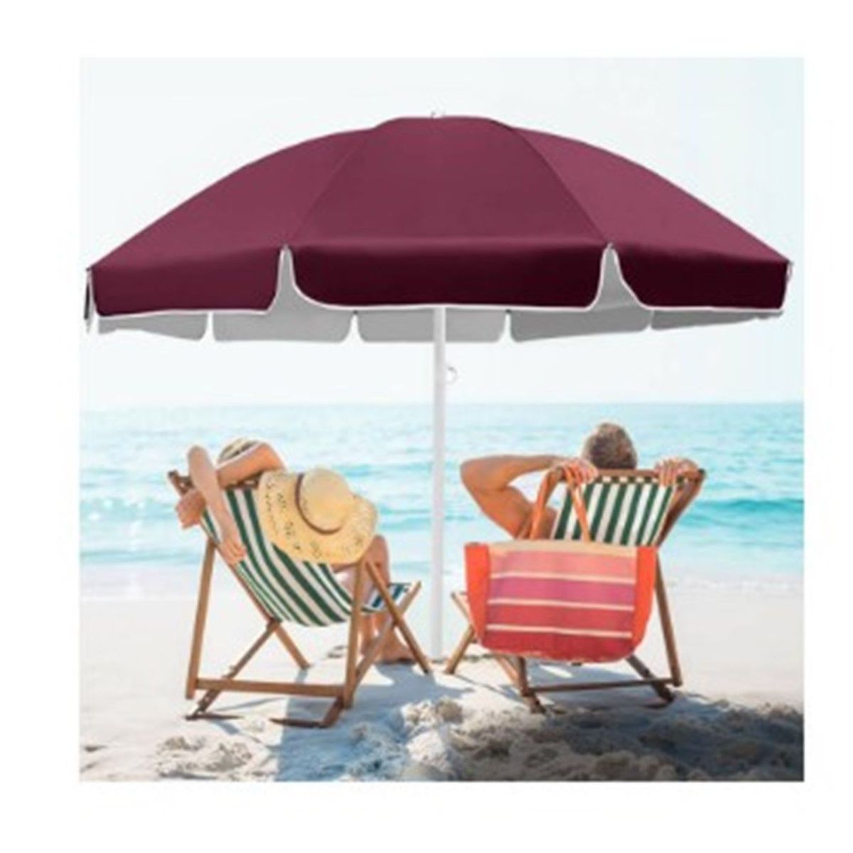 GENERICO - Sombrilla Plegabke Extragrande 210cm protección UV Funda