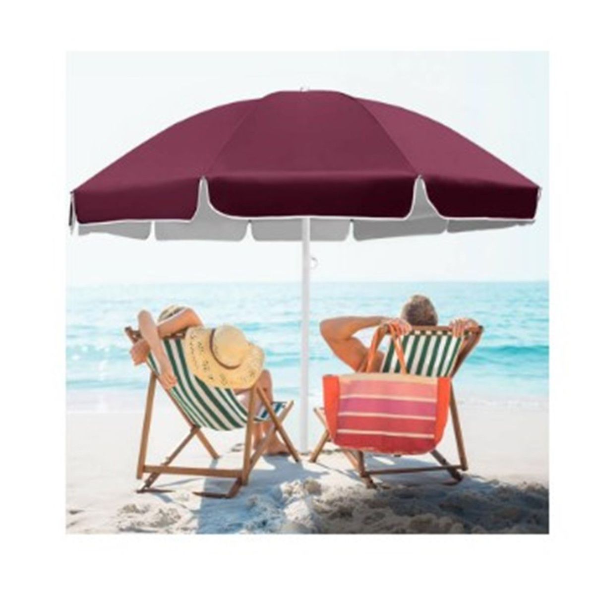 GENERICO - Sombrilla Plegabke Extragrande 210cm protección UV Funda