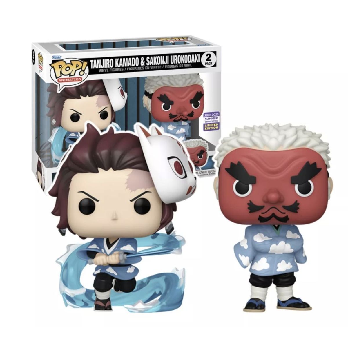 FUNKO - Tanjiro Y Sakonji Funko Pop 2pack Demon Slayer Exclusivo
