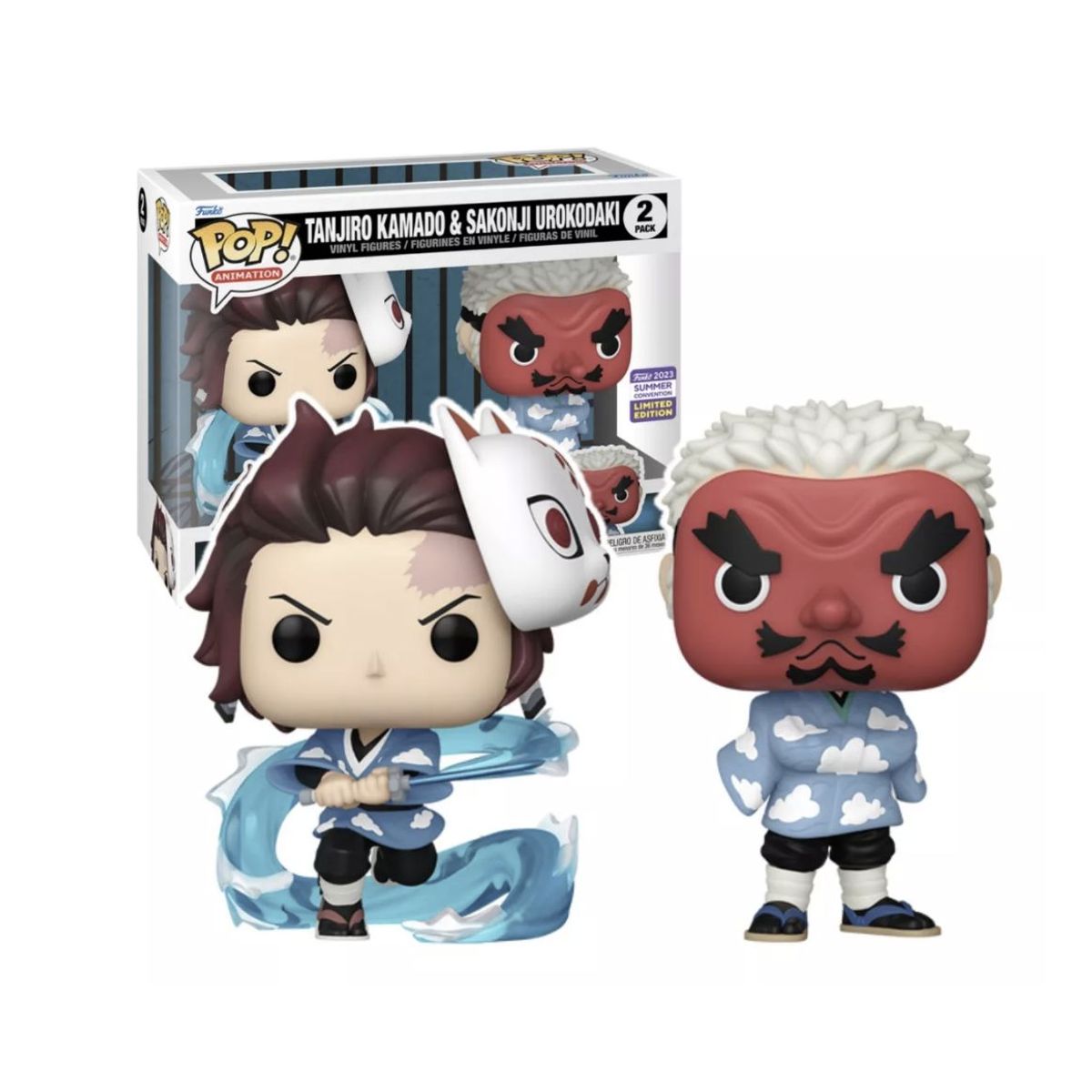 FUNKO - Tanjiro Y Sakonji Funko Pop 2pack Demon Slayer Exclusivo