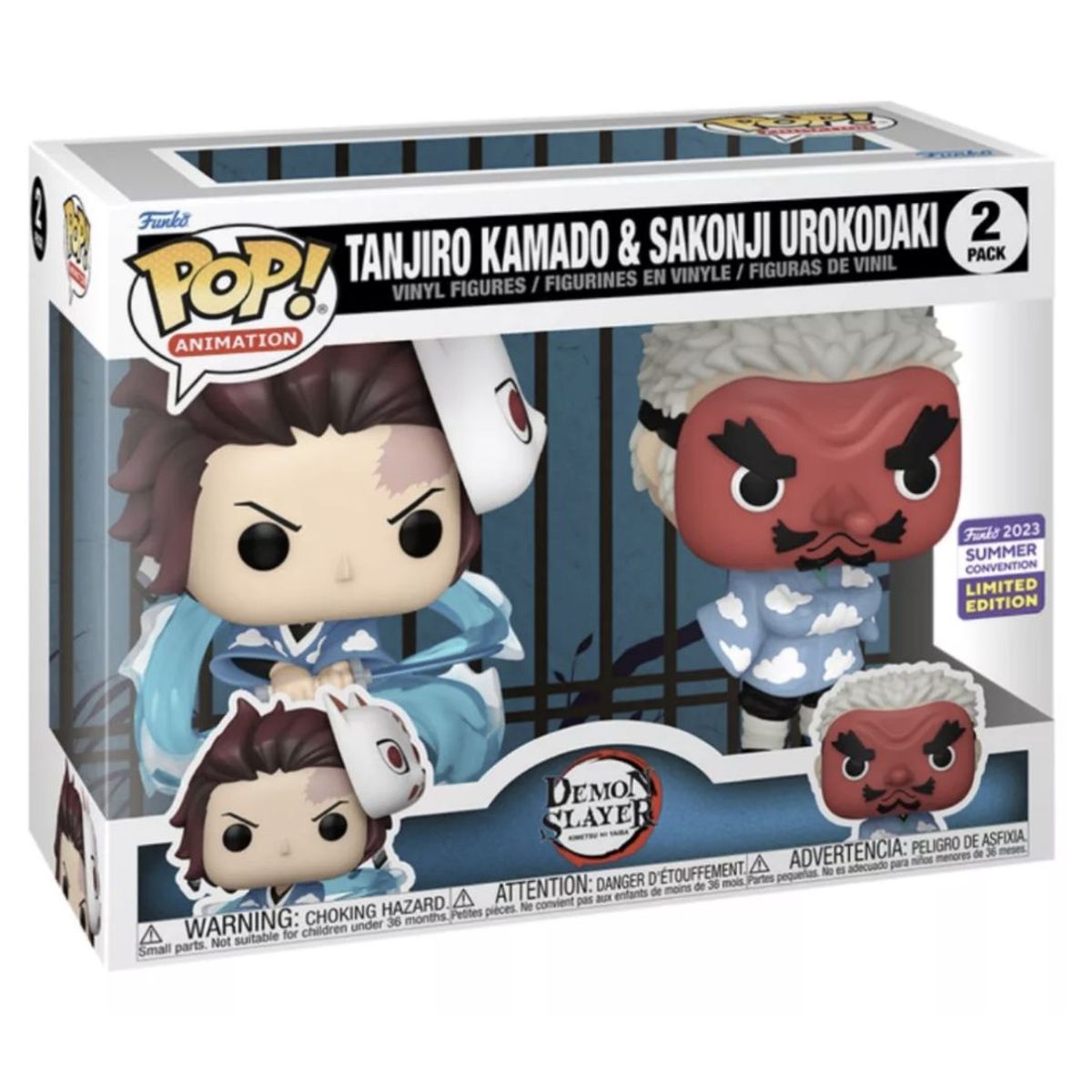 FUNKO - Tanjiro Y Sakonji Funko Pop 2pack Demon Slayer Exclusivo