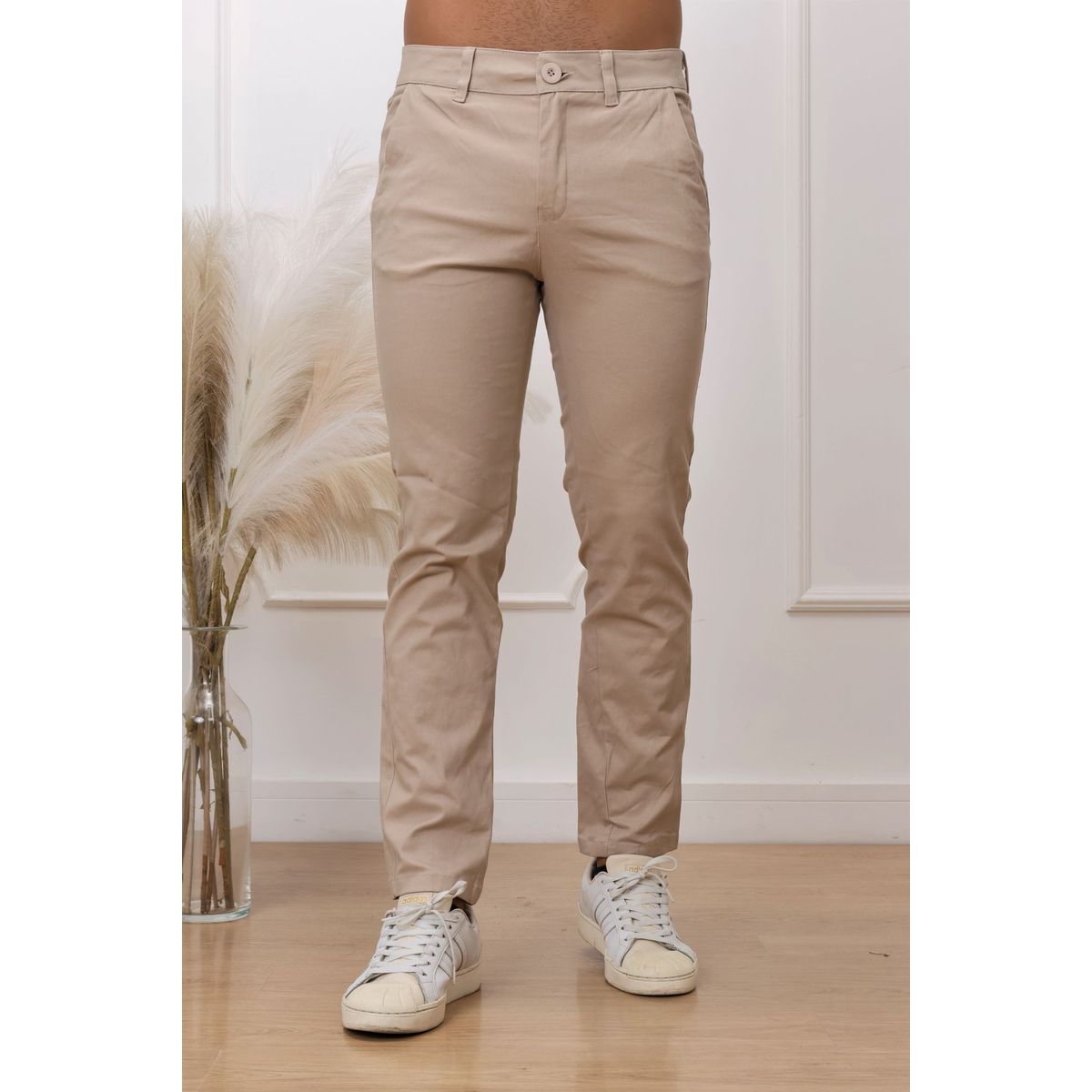 GENERICO - Pantalon Heds Drill Clasico Beige