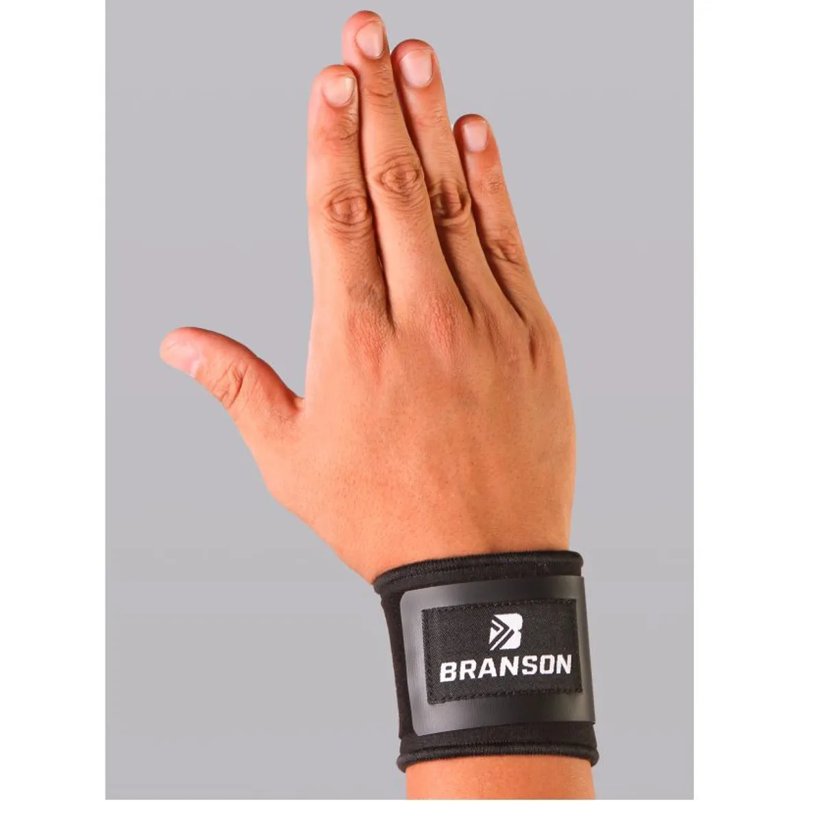 BRANSON - Muñequera corta Branson negro Talla XL