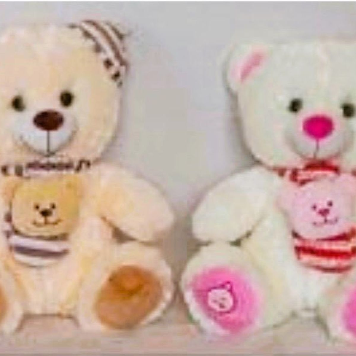 GENERICO - Peluche Oso CON CHULLO Y BUFANDA MUSICAL 38CM