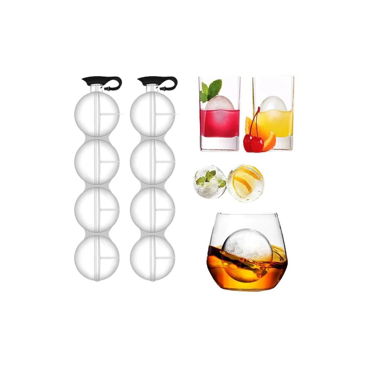 GENERICO - Molde de Hielo en Esferas de hielo Redondos