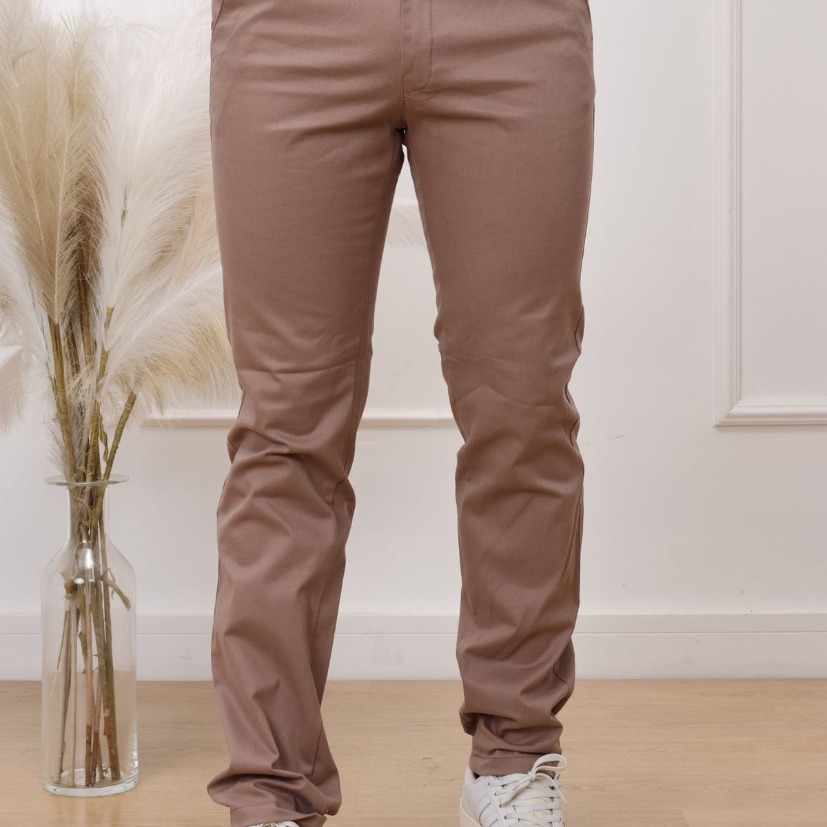 GENERICO - Pantalón Heds Drill Clasico Cafe