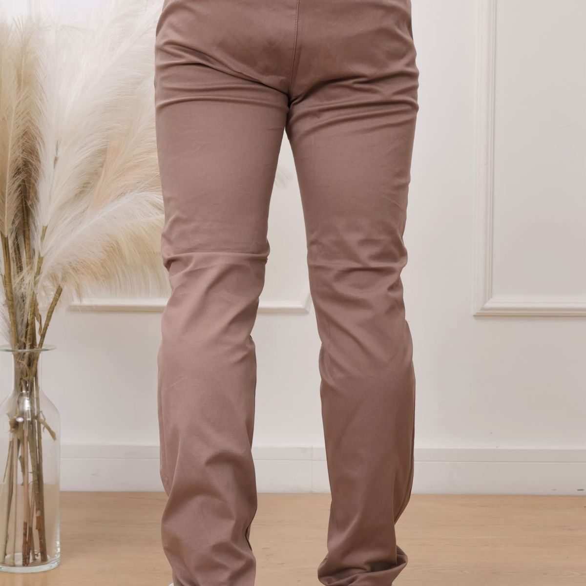 GENERICO - Pantalón Heds Drill Clasico Cafe