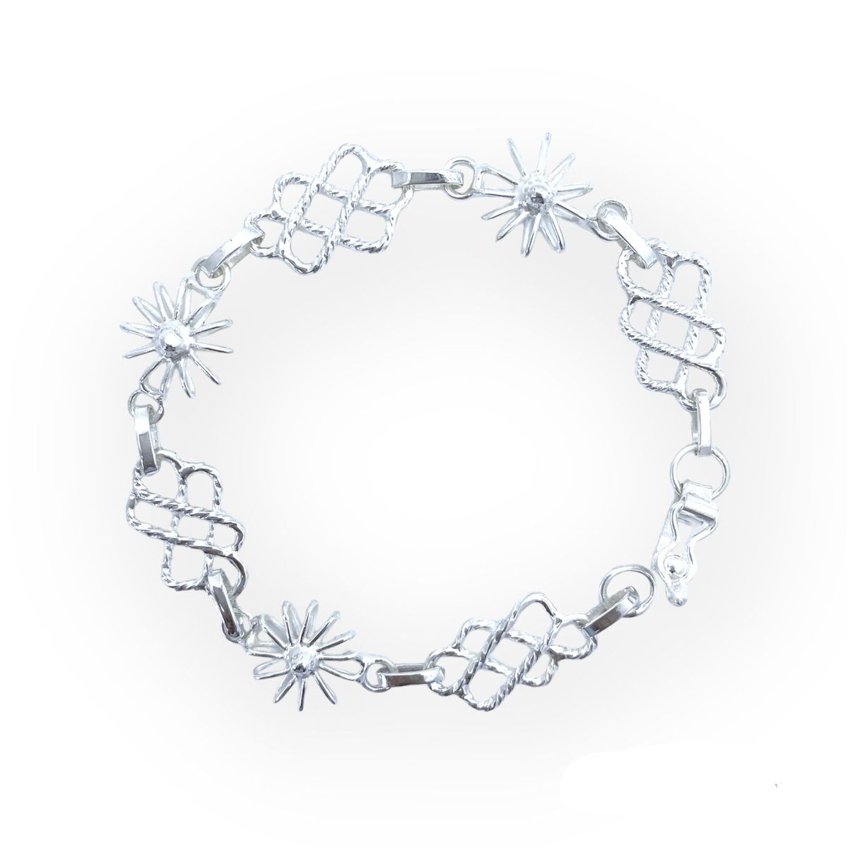 JOYERIA D'PILMER - PULSERA DE PLATA 950 RAYO DE SOL INFINITO