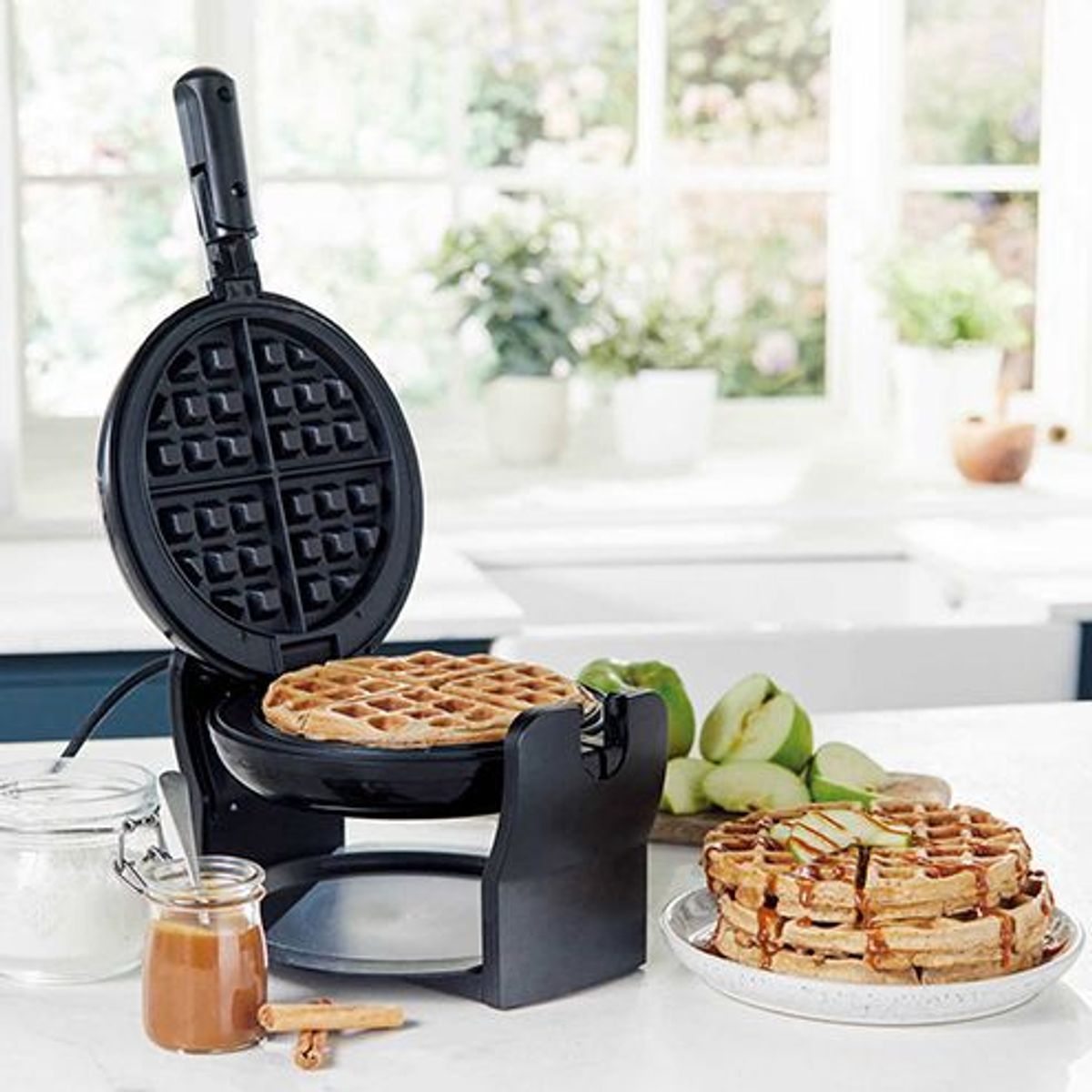 OEM - Gofrera Waflera Giratoria - Placas Antiadherentes Fáciles de Limpiar