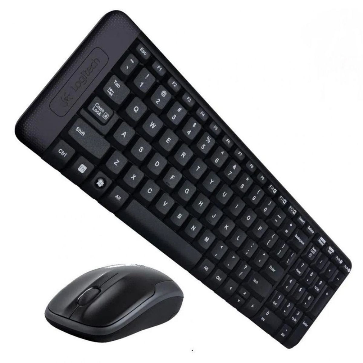 LOGITECH - TECLADO Y MOUSE INALAMBRICO LOGITECH MK220 USB SP NEGRO
