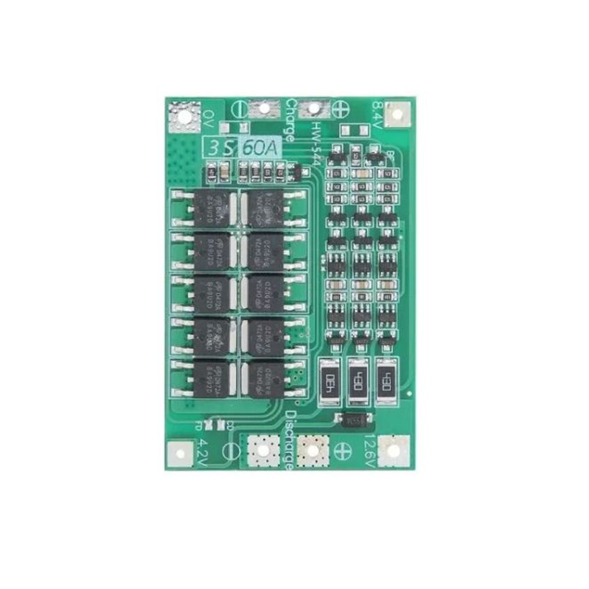 GENERICO - Circuito de Proteccion BMS 3S 12V 60A Para Li-ion