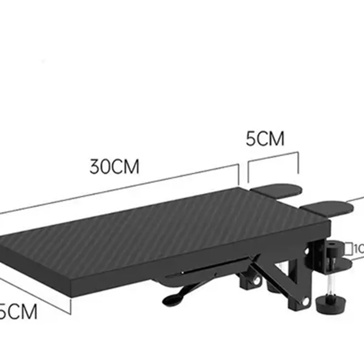 GENERICO - Soporte De Brazo Plegable Y Ajustable Al Escritorio