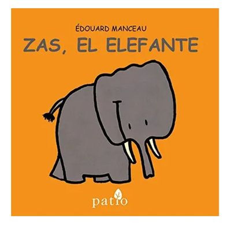 GENERICO - Zas el elefante  libro letra cursiva