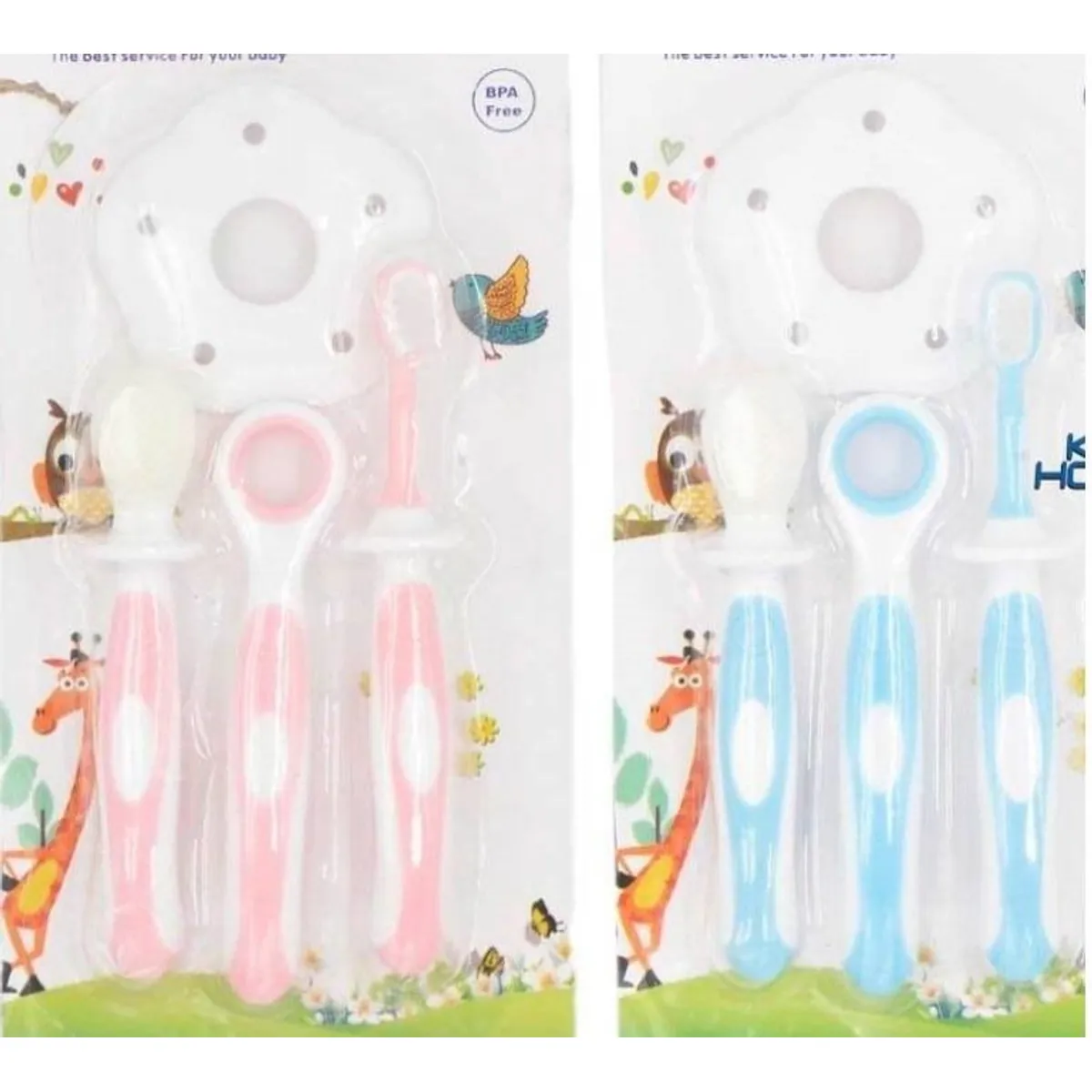 GENERICO - Juegos de Cepillos Dental para Bebés