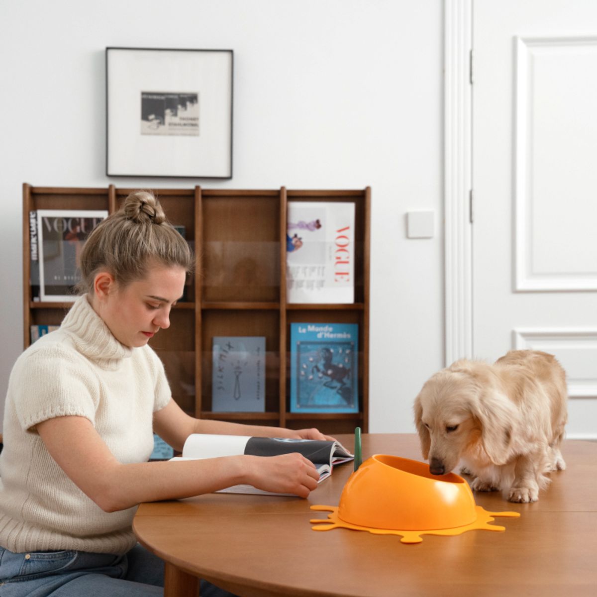 QHALITECH - COMEDERO LINDO JUICY ORANGE VETRESKA