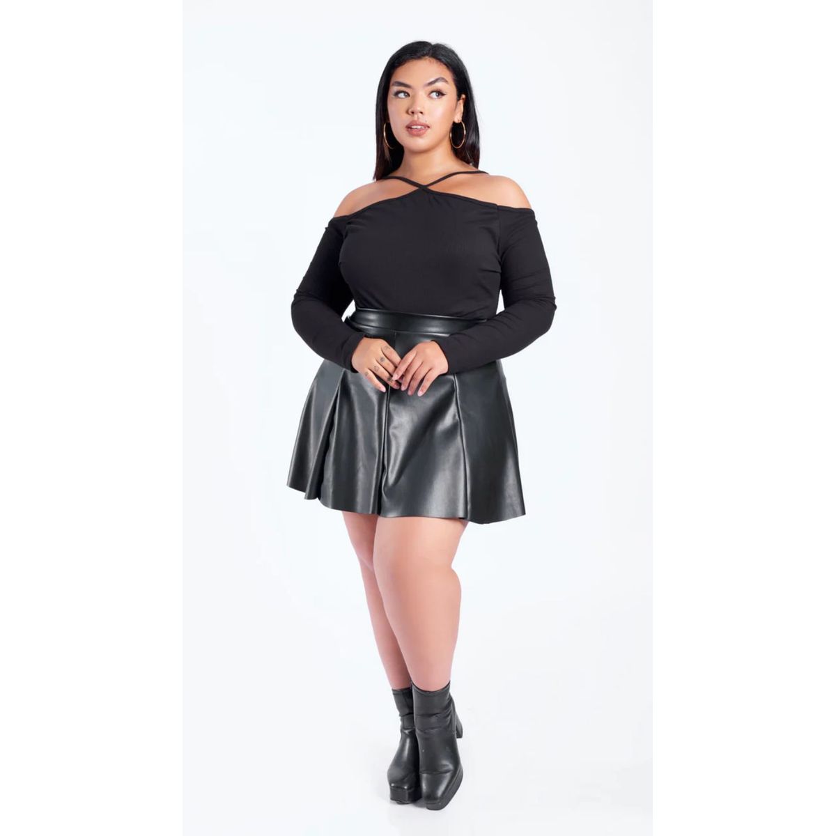 MISS LADY - Falda Katherine Biocuero - Negro