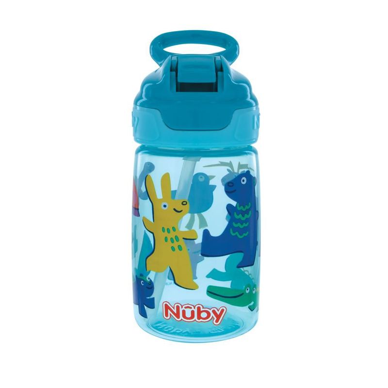 NUBY - Tomatodo Thirsty Kids Reflex 18M+ Nuby -Azúl