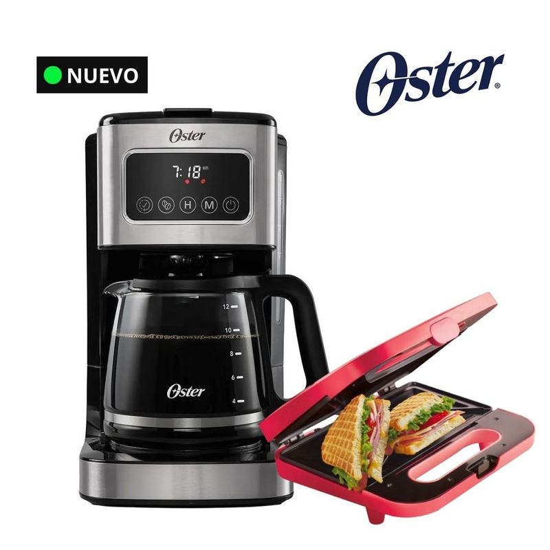 OSTER - COMBO OSTER Cafetera con Sandwichera 2885M