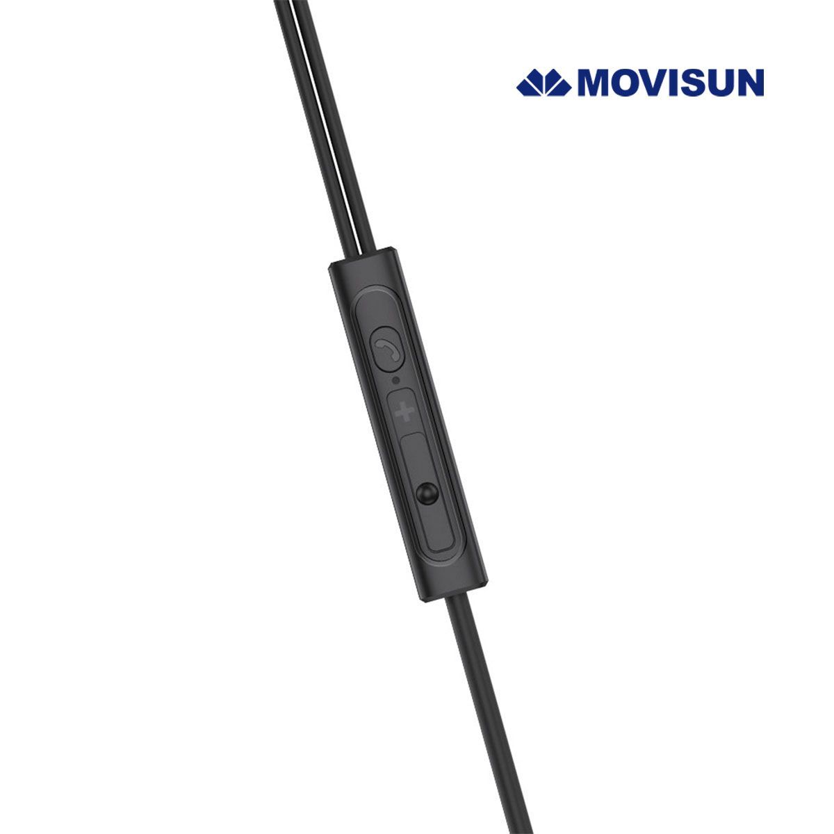 MOVISUN - MOVISUN AUDÍFONO IN EAR HANDSFREE CON MICRÓFONO CHACHA B2 NEGRO