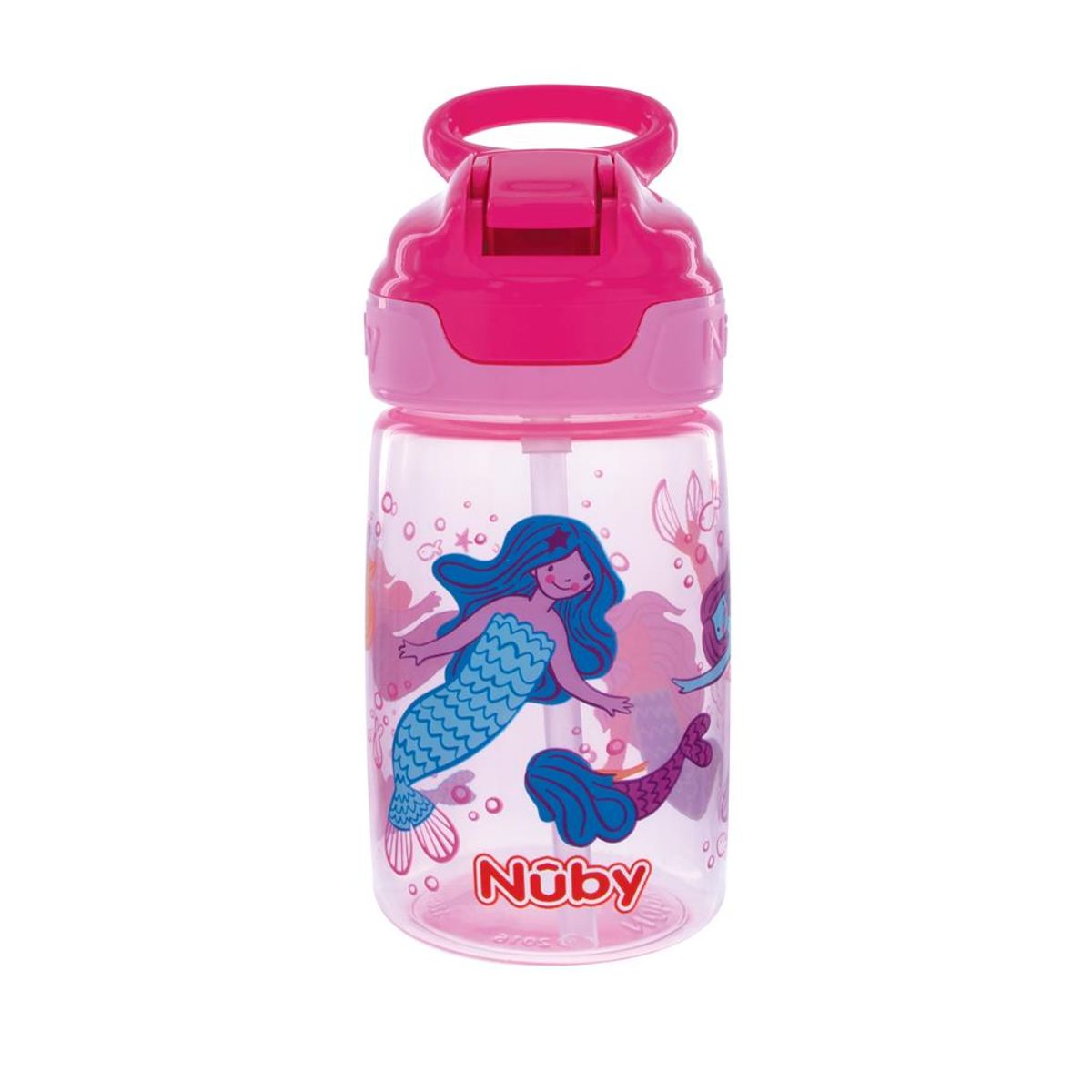 NUBY - Tomatodo Thirsty kids Reflex 18m+ Nuby-Rosado
