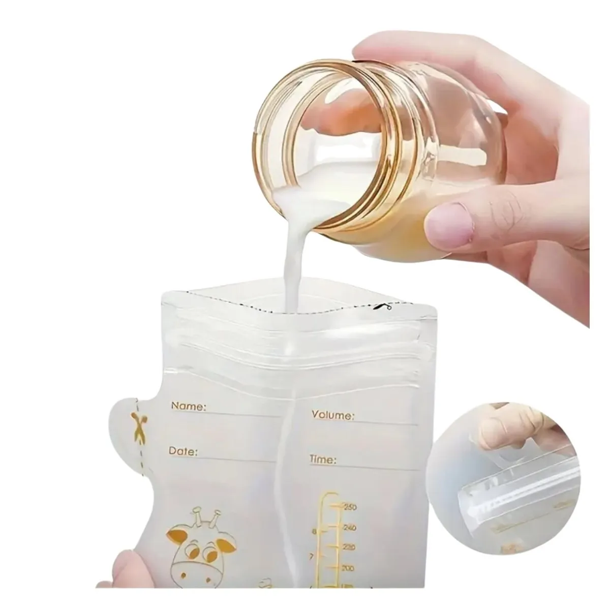 GENERICO - Bolsas Para Almacenar Leche Materna 30Unidades de 250ml