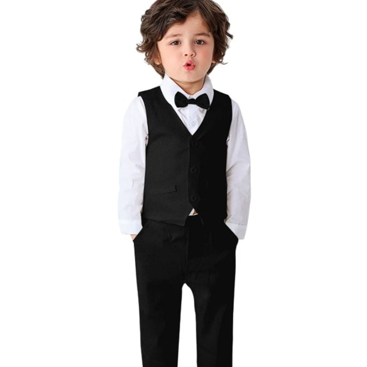 GENERICO - Conjunto traje formal negro