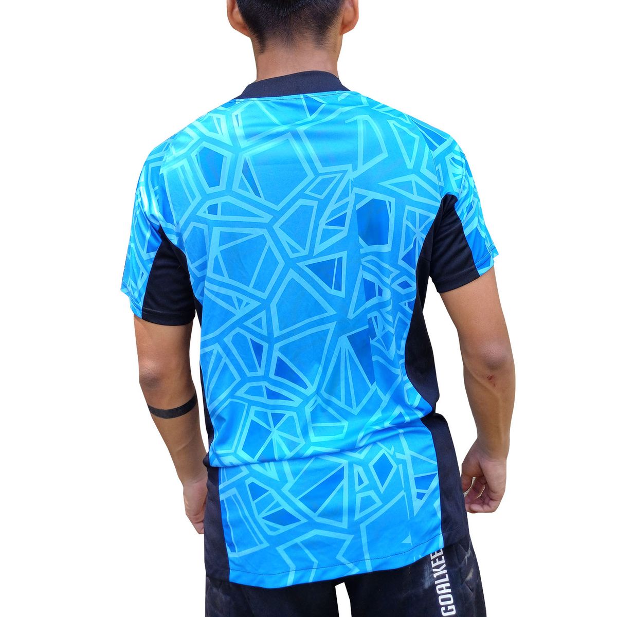 GENERICO - Camiseta de arquero manga corta neo Celeste