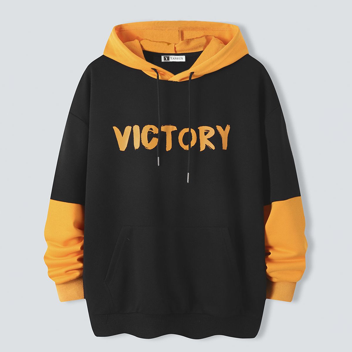 YANSUS - Polera Hombre Yansus Bicolor Amarillo Negro Victory