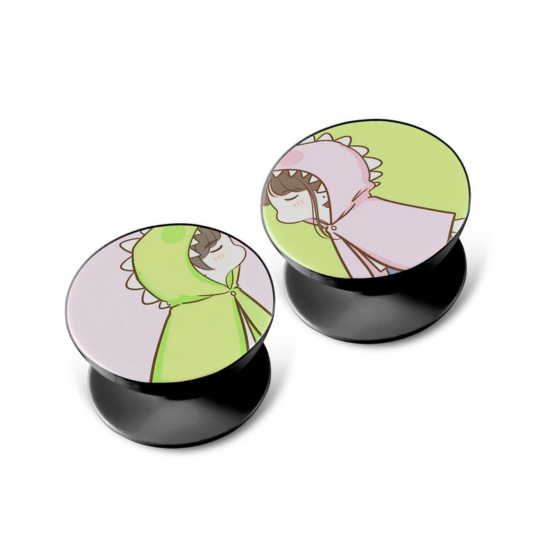 GENERICO - x2 Popclip Soporte de Celular Tablet Diseño Enamorados Pareja