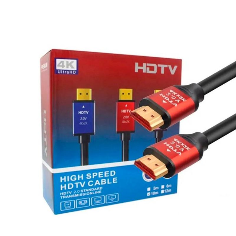SEISA - Cable Hdmi 4k Premium Punta Dorada 10 Metros
