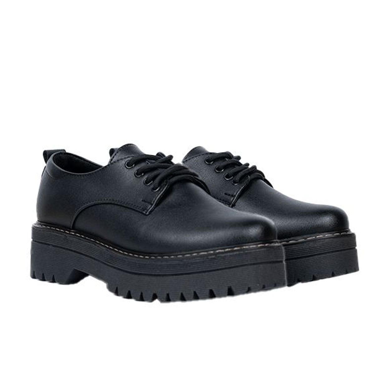 GENERICO - ZAPATOS SUVENIR OXFORD MUJER BIOCUERO NEGRO
