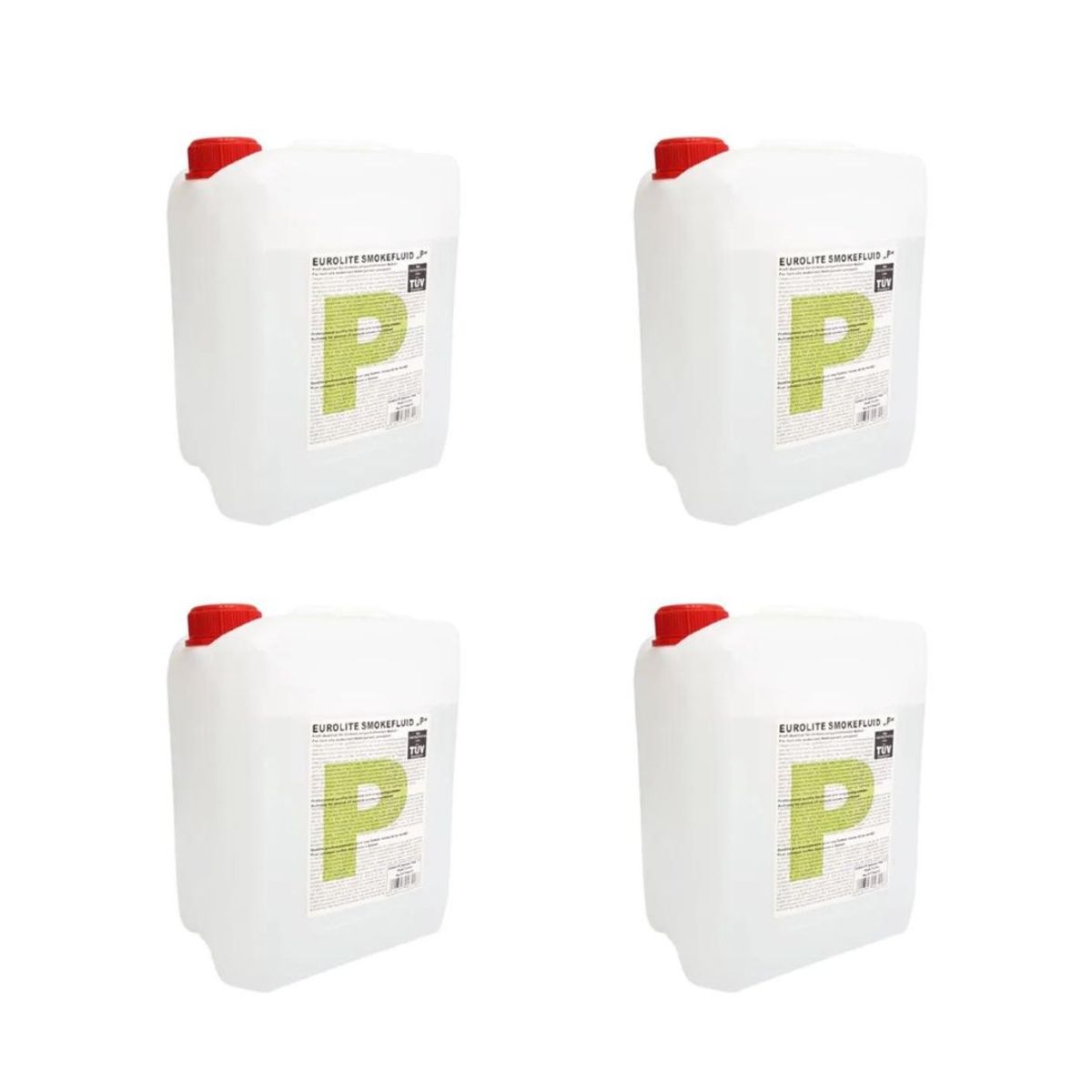 GENERICO - Pack De 4 Galones De Liquido Para Maquina De Humo Eurolite