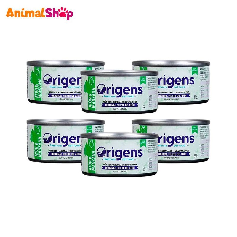 ORIGENS - Origens - Filete De Atun Con Manzana X 6 Unid.