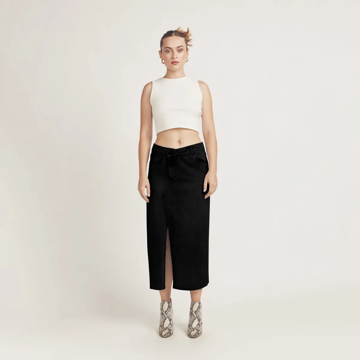 COTTON'S JEANS - Maxi Falda Mujer Tafeta Hana