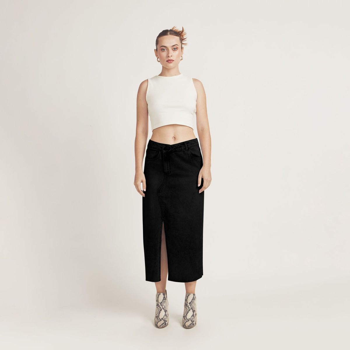 COTTON'S JEANS - Maxi Falda Mujer Tafeta Hana