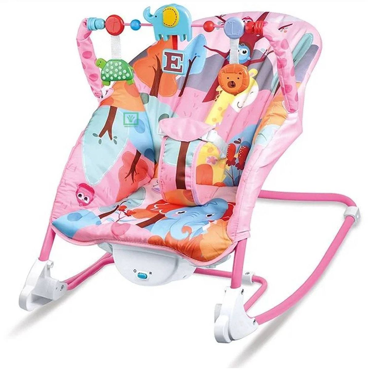 IDEAL - Mecedora para Bebes Musical y Vibrador  Rosado