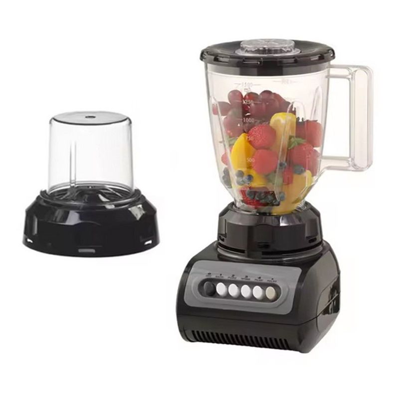 NATIONALIZER - Licuadora Nationalizer 400 W Vaso de Vidrio NT-880G - Negro