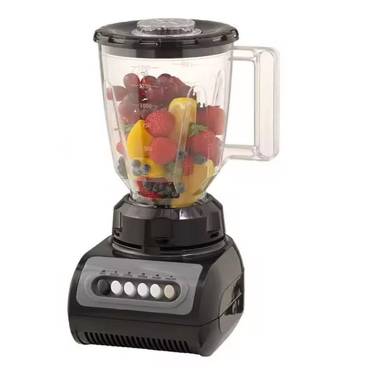 NATIONALIZER - Licuadora Nationalizer 400 W Vaso de Vidrio NT-880G - Negro