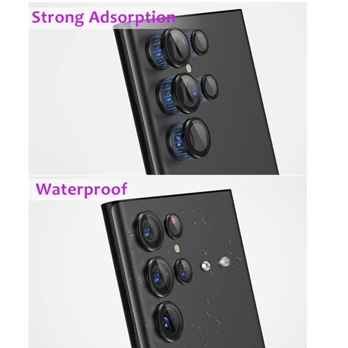 GENERICO - Mica de Vidrio Individual de Cámara Samsung S24 Ultra Blue