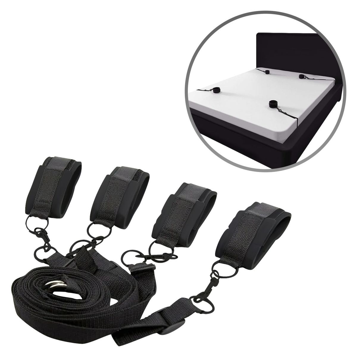 BUYPAL - Esposas Bondage Juguete Sexual Correa Nailon para Cama